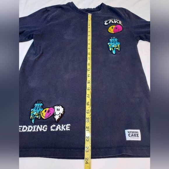 Wedding Cake Dark Blue All Gas T Shirt S - Picture 9 of 9